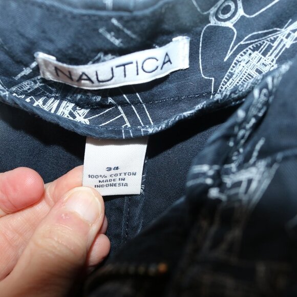 Nautica mens shorts size 34 Chino nice quality dressy casual - Picture 4 of 4